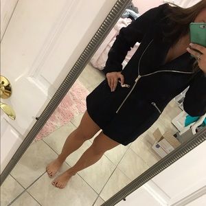 Super warm thick h&m black wool pea coat